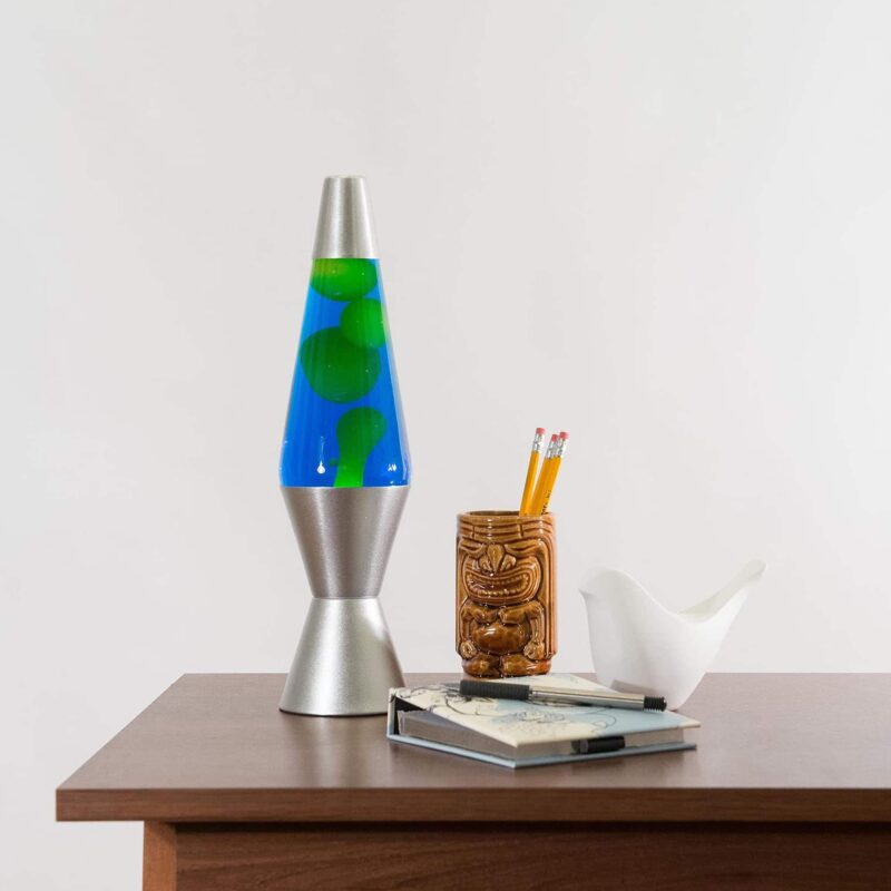14.5” LAVA Lamp – Yellow/Blue/Silver - US 9940