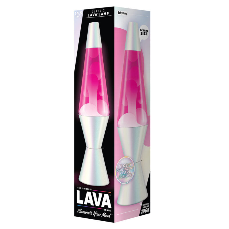 14.5″ Lava Lamp Opalescent Pearl - US 7358