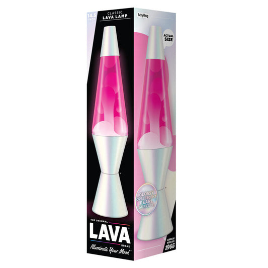 14.5″ Lava Lamp Opalescent Pearl - US 7358