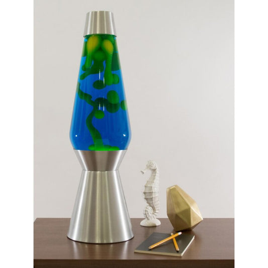 27″ LAVA Lamp Grande – Yellow/Blue/Silver - US 2437