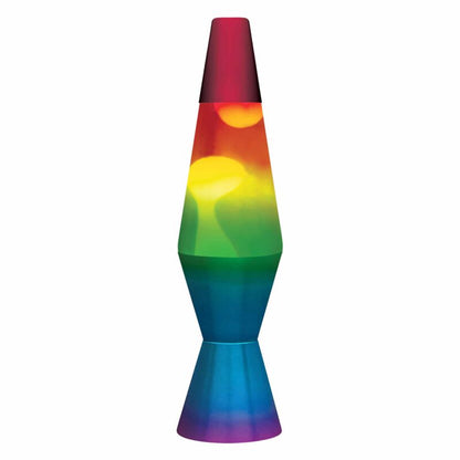 11.5″ LAVA Lamp Rainbow – White/Tricolor - US 8428