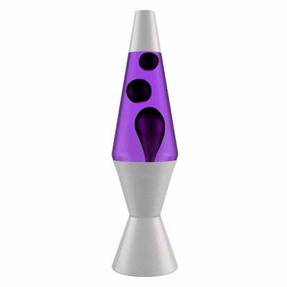14.5’’ LAVA Lamp – Black &amp; Purple - US 5435