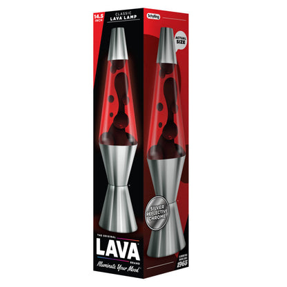 14.5″ Lava Lamp Chrome Plated Crimson - US 1534