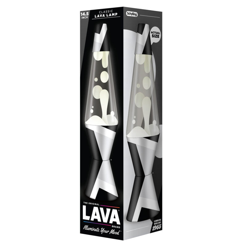 14.5″ Lava Lamp Polygonal White Tone - US 3771
