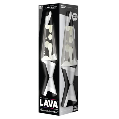 14.5″ Lava Lamp Polygonal White Tone - US 3771