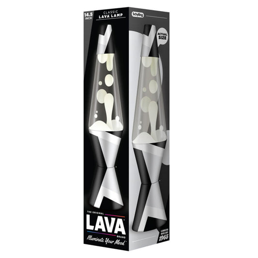 14.5″ Lava Lamp Polygonal White Tone - US 3771
