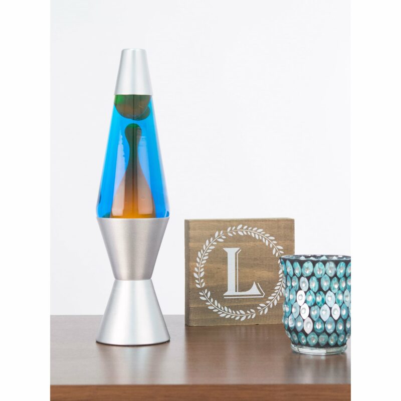 14.5” LAVA Lamp – Orange/Blue/Silver - US 7432