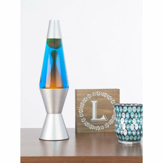 14.5” LAVA Lamp – Orange/Blue/Silver - US 7432