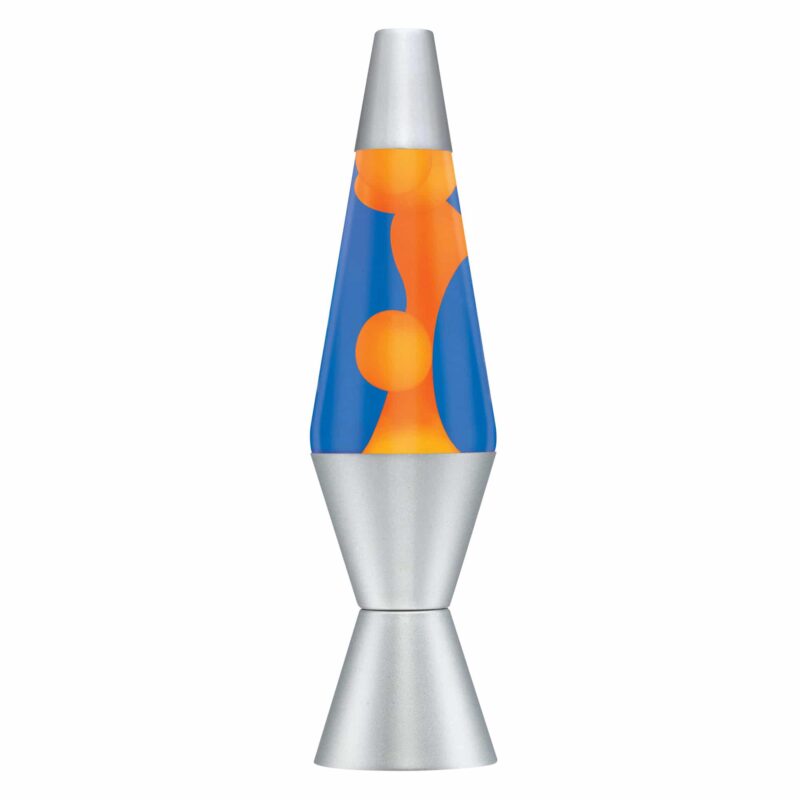 14.5” LAVA Lamp – Orange/Blue/Silver - US 7432