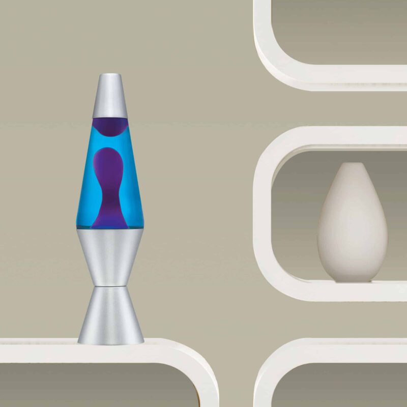 14.5″ LAVA Lamp – Purple/Blue/Silver - US 1980