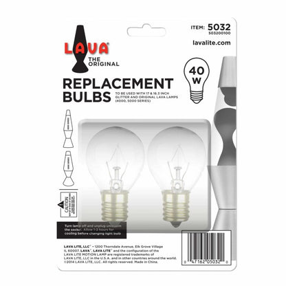 40W LAVA Lamp Light Bulb A15 - US 8058