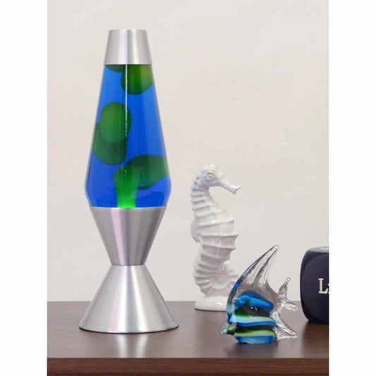 16.3″ LAVA Lamp – Yellow/Blue/Silver - US 9283