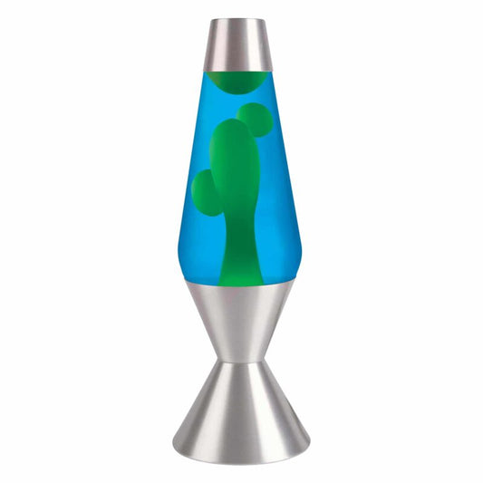 16.3″ LAVA Lamp – Yellow/Blue/Silver - US 9283