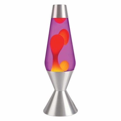 16.3″ LAVA Lamp – Yellow/Purple/Silver - US 5306
