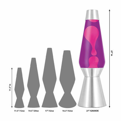 27″ LAVA Lamp Grande – Pink/Purple/Silver - US 3390