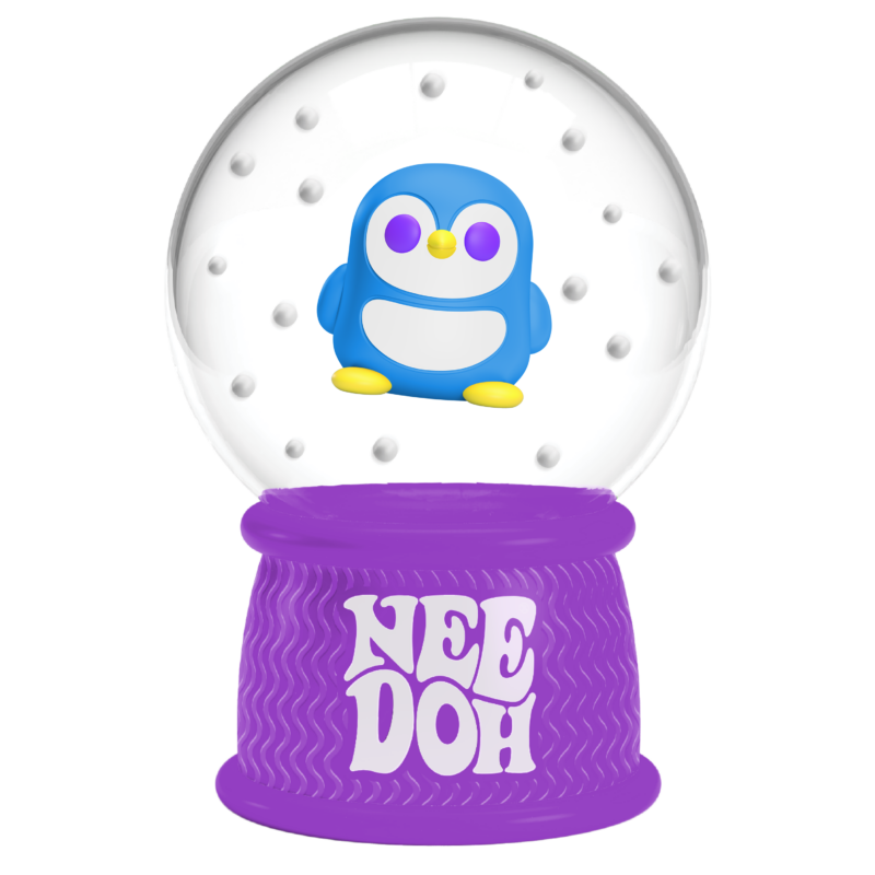 NeeDoh Squish N Flow Snow Globe - US 3395