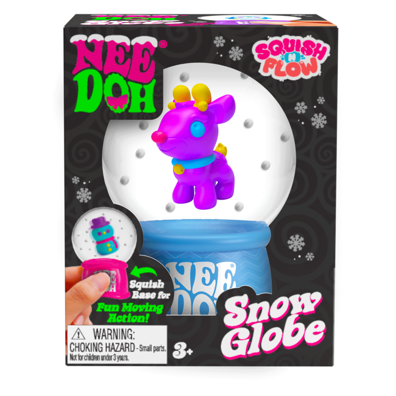 NeeDoh Squish N Flow Snow Globe - US 3395