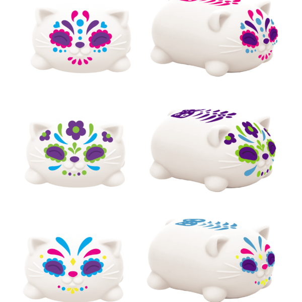 NeeDoh Sugar Skull Cats - US 2065